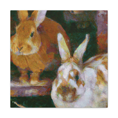 "Rabbit in the Meadow" - Canvas