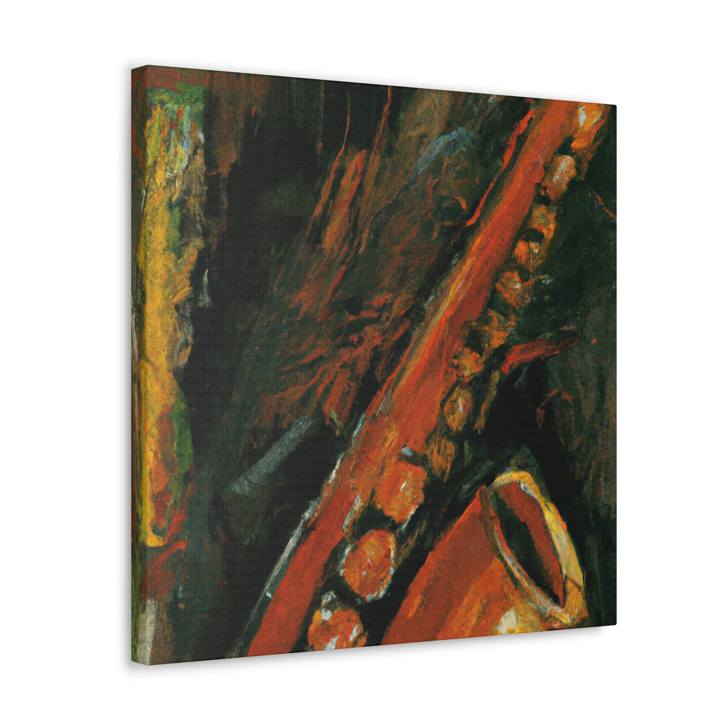 Saxophone's Musical Dance - Canvas