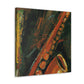 Saxophone's Musical Dance - Canvas