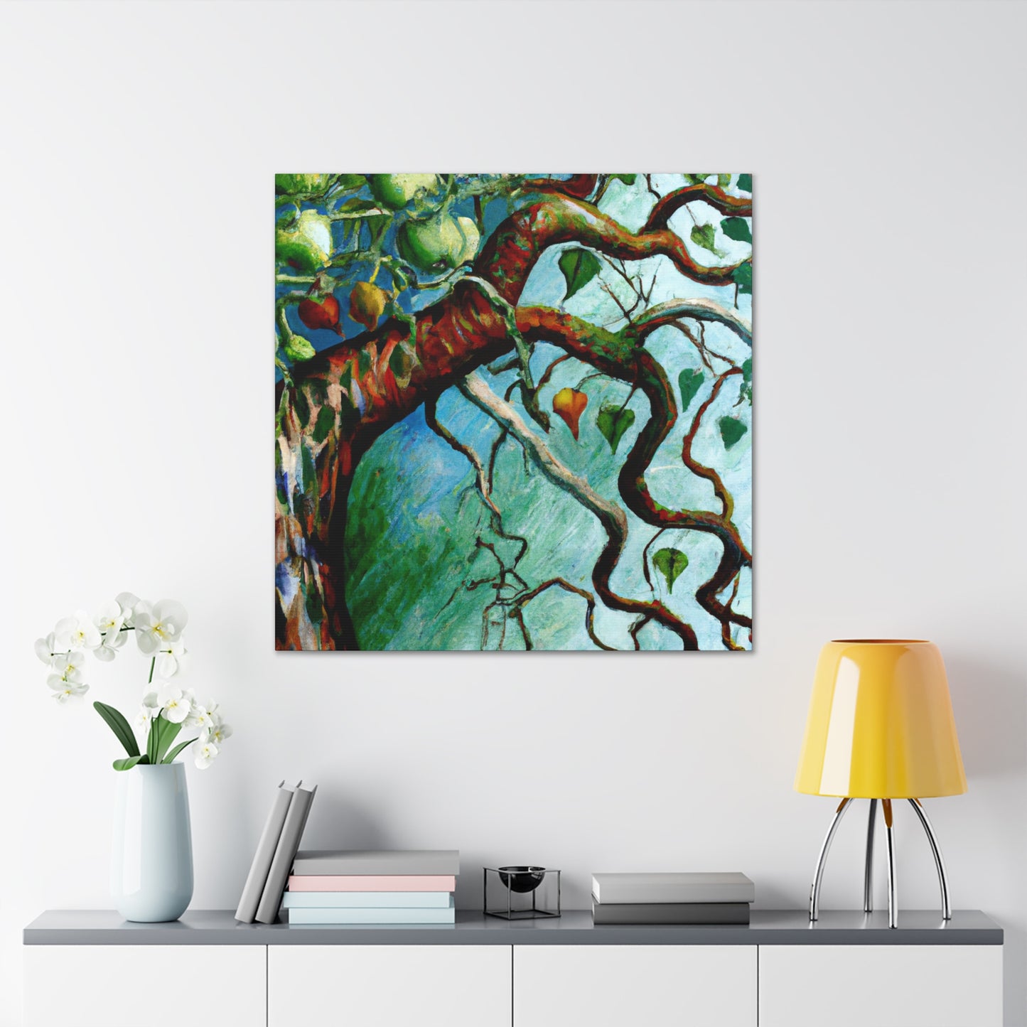 "Apple Tree Blossoms Abound" - Canvas