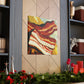 Bacon in the Garden - Canvas