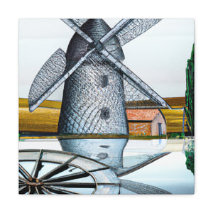 Windmill in Starlight - Canvas