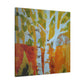 Birch Tree Reflection III - Canvas