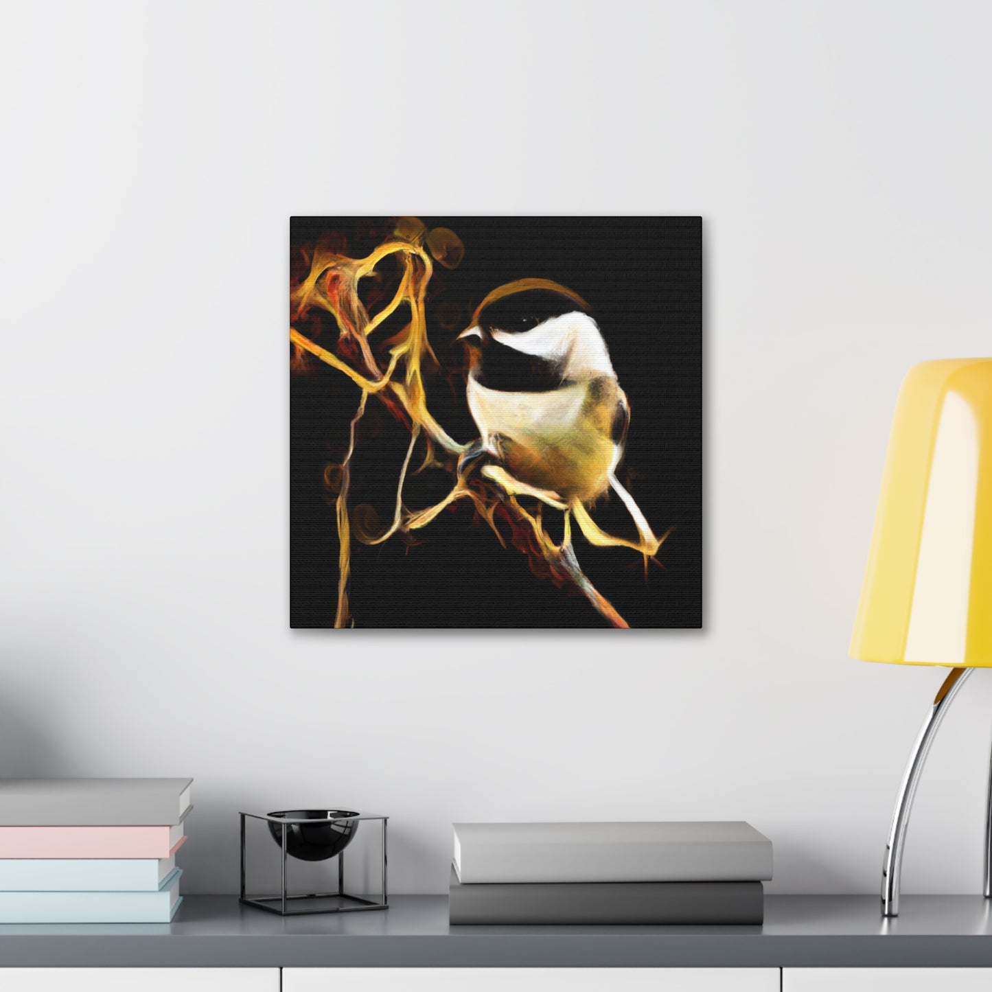 "Chickadee: A Portrait" - Canvas