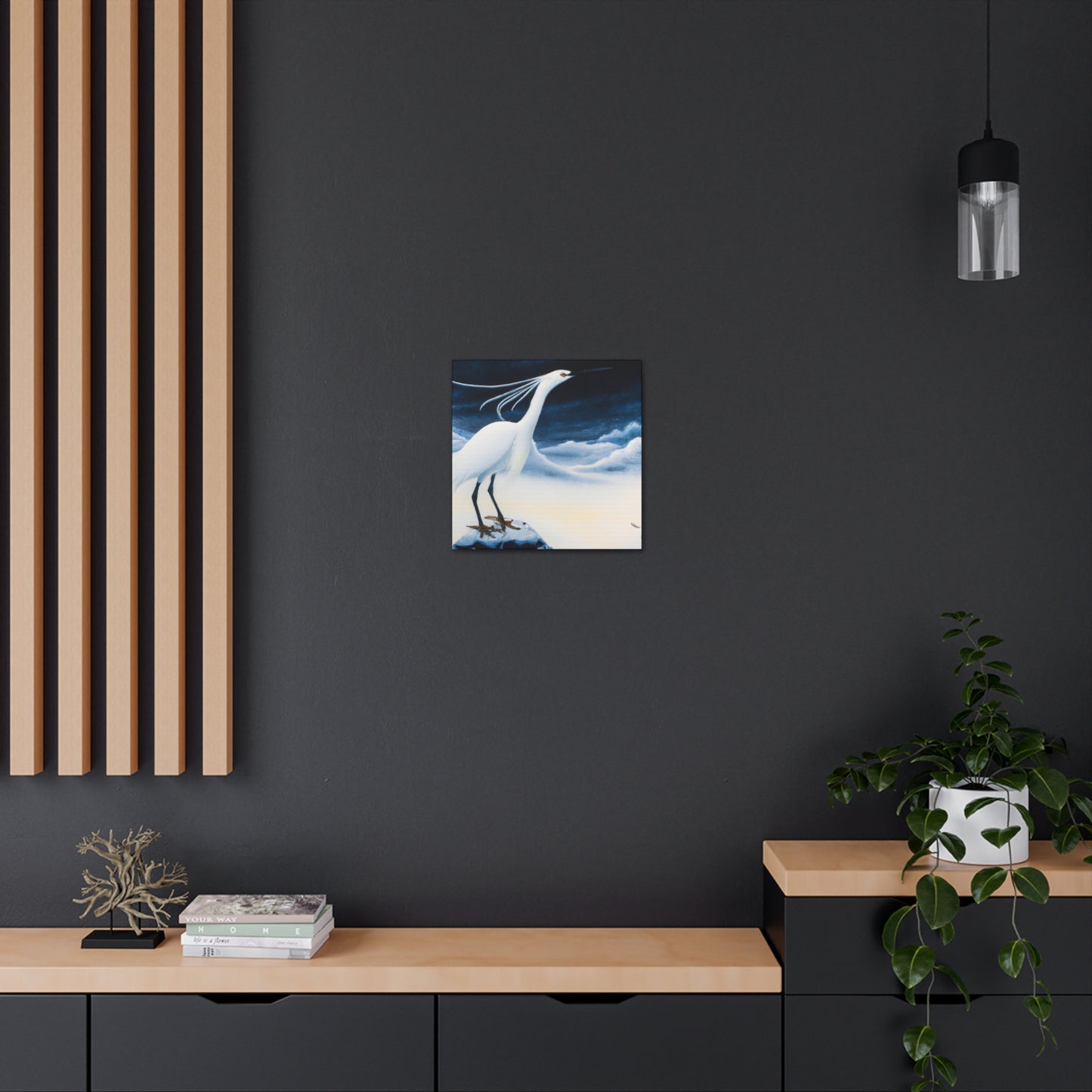 Snowy Egret Splendor - Canvas