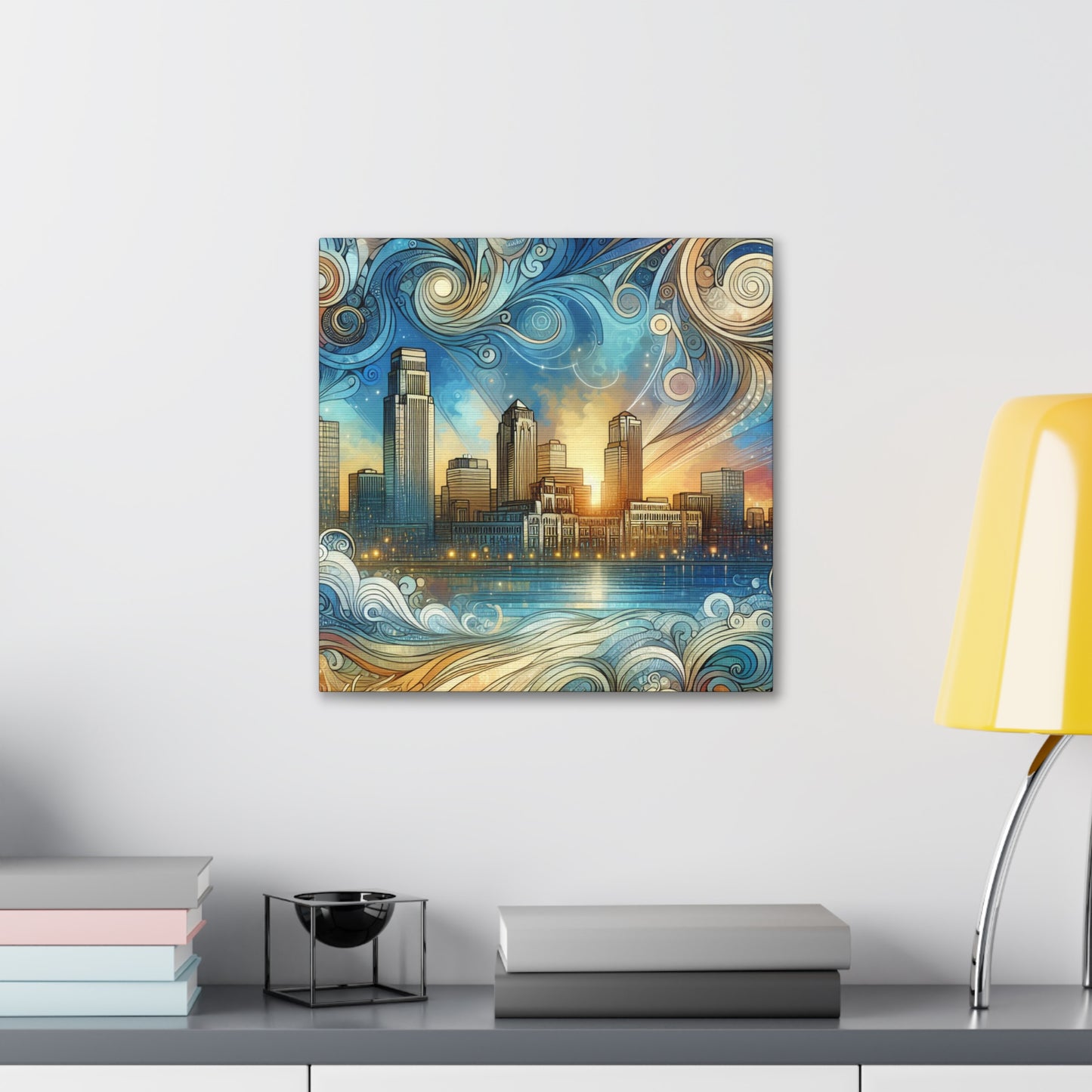 "Enchanting Omaha Serenade" - Canvas