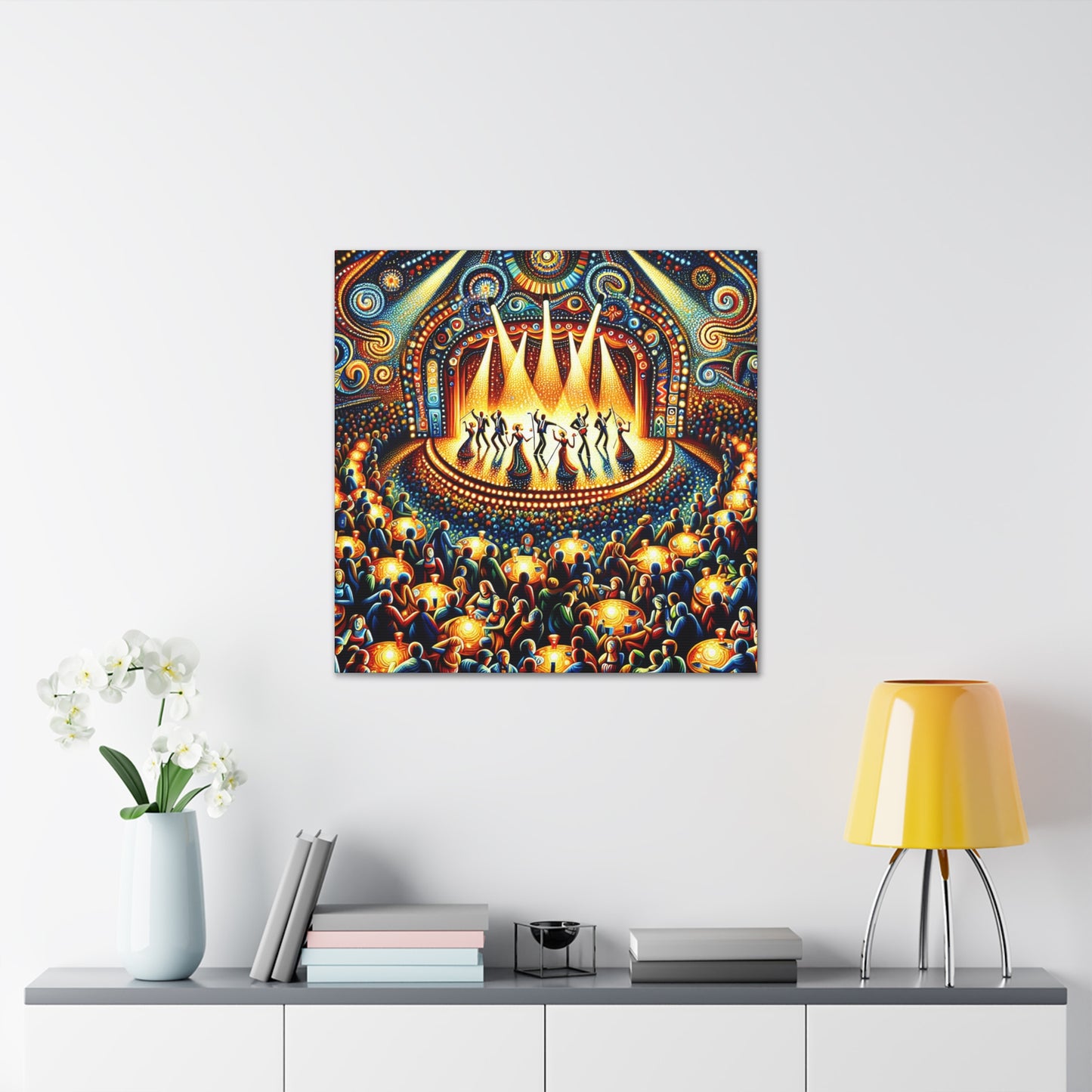 Dancing Melodies Unveiled - Canvas