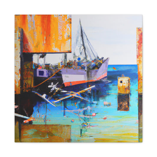 Harbor at Sunrise - Canvas