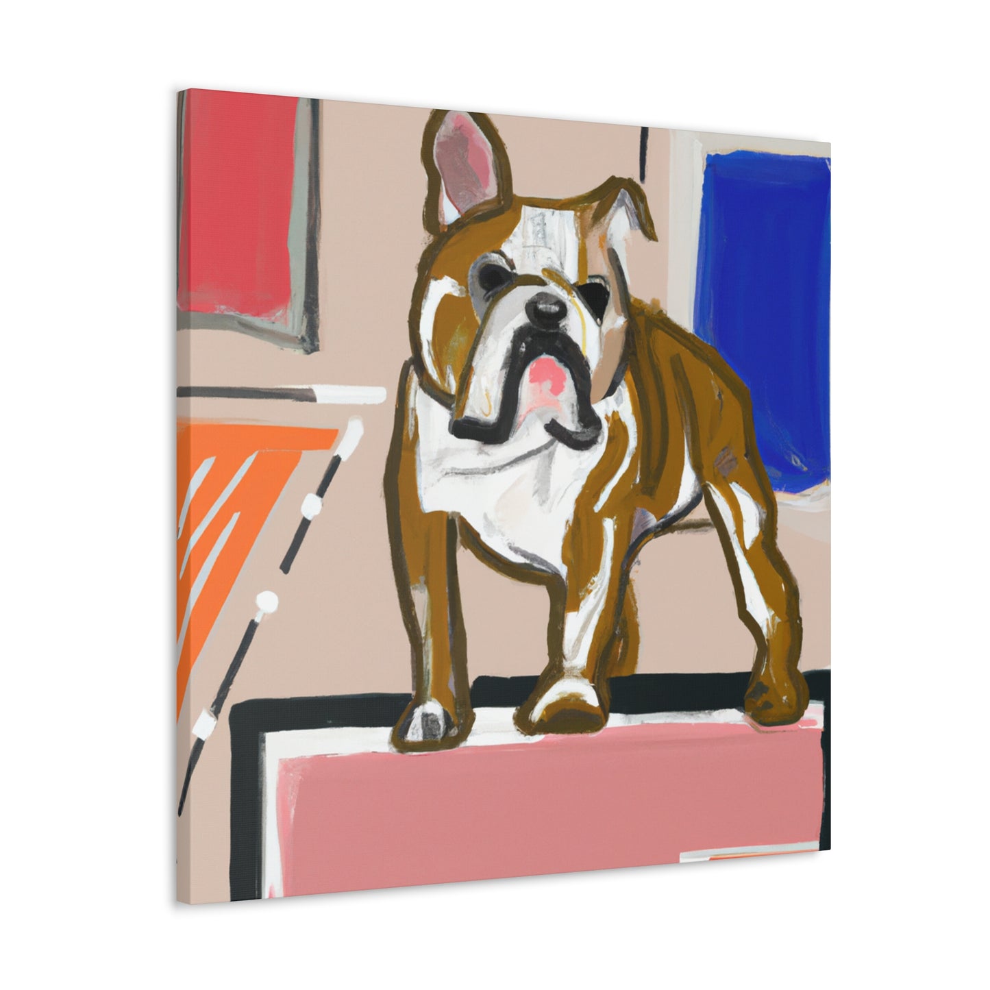 "Bulldog's Tenacity Paint." - Canvas