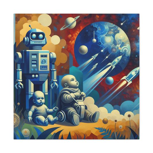 "Robotic Cosmo Explorations" - Canvas