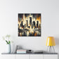 "Dynamic Urban Horizons" - Canvas