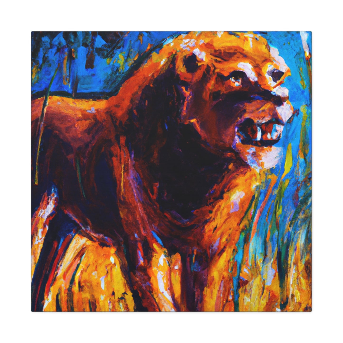 "Lion of Expressionism" - Canvas