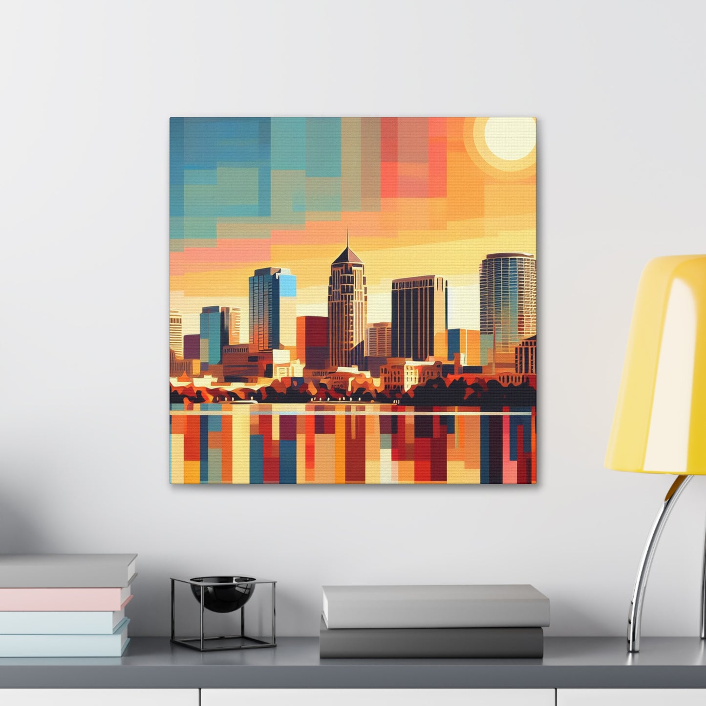 "Serene Orlando Reflections" - Canvas