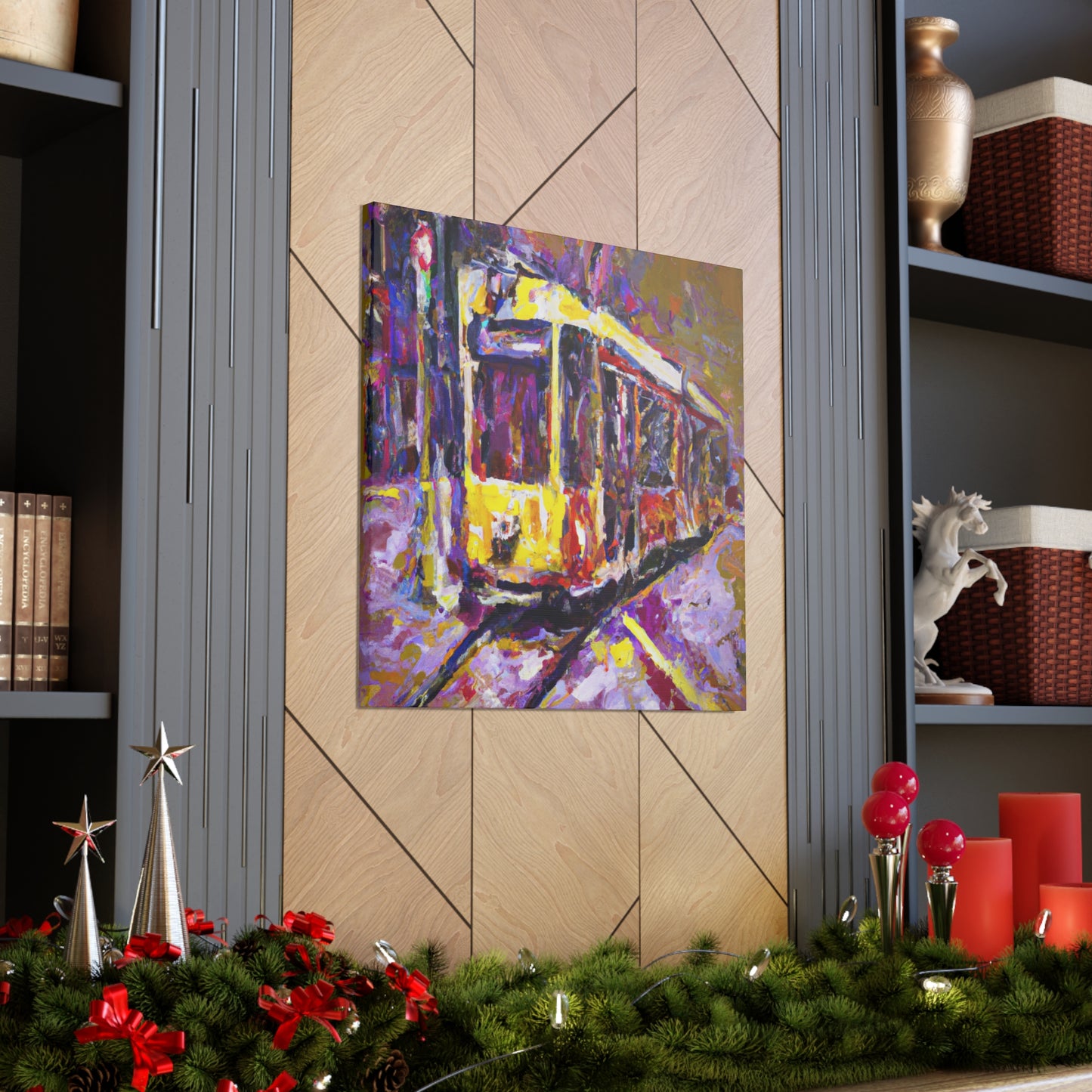 Tram in Impressionism - Canvas