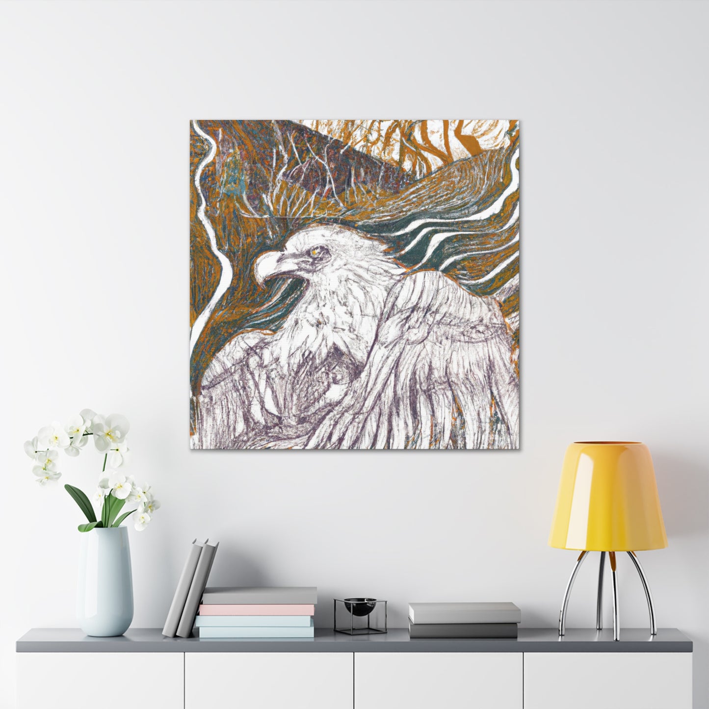 "Eagle In Splendour Supreme" - Canvas