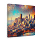 "Urban Dreamscape Unveiled" - Canvas