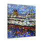 Ferry on the Seine - Canvas