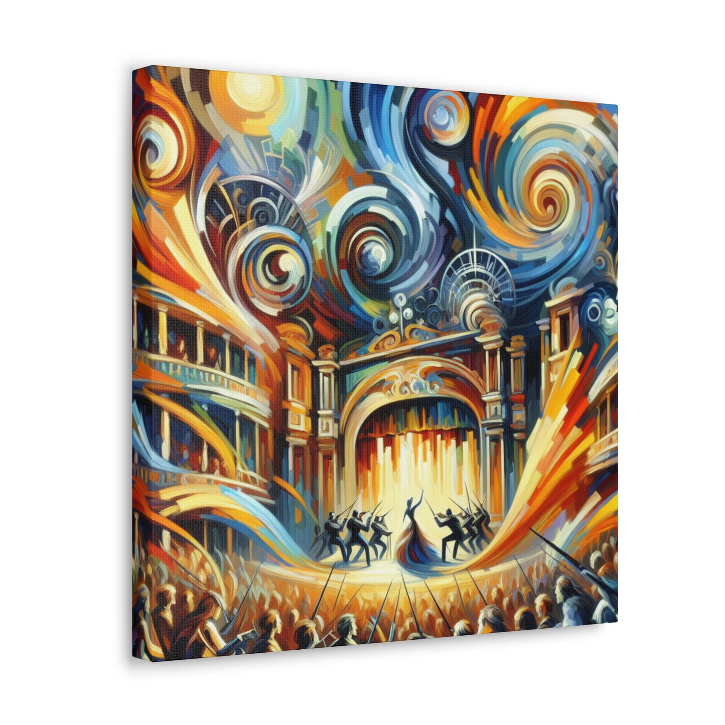 "Melodic Chaos Unveiled" - Canvas