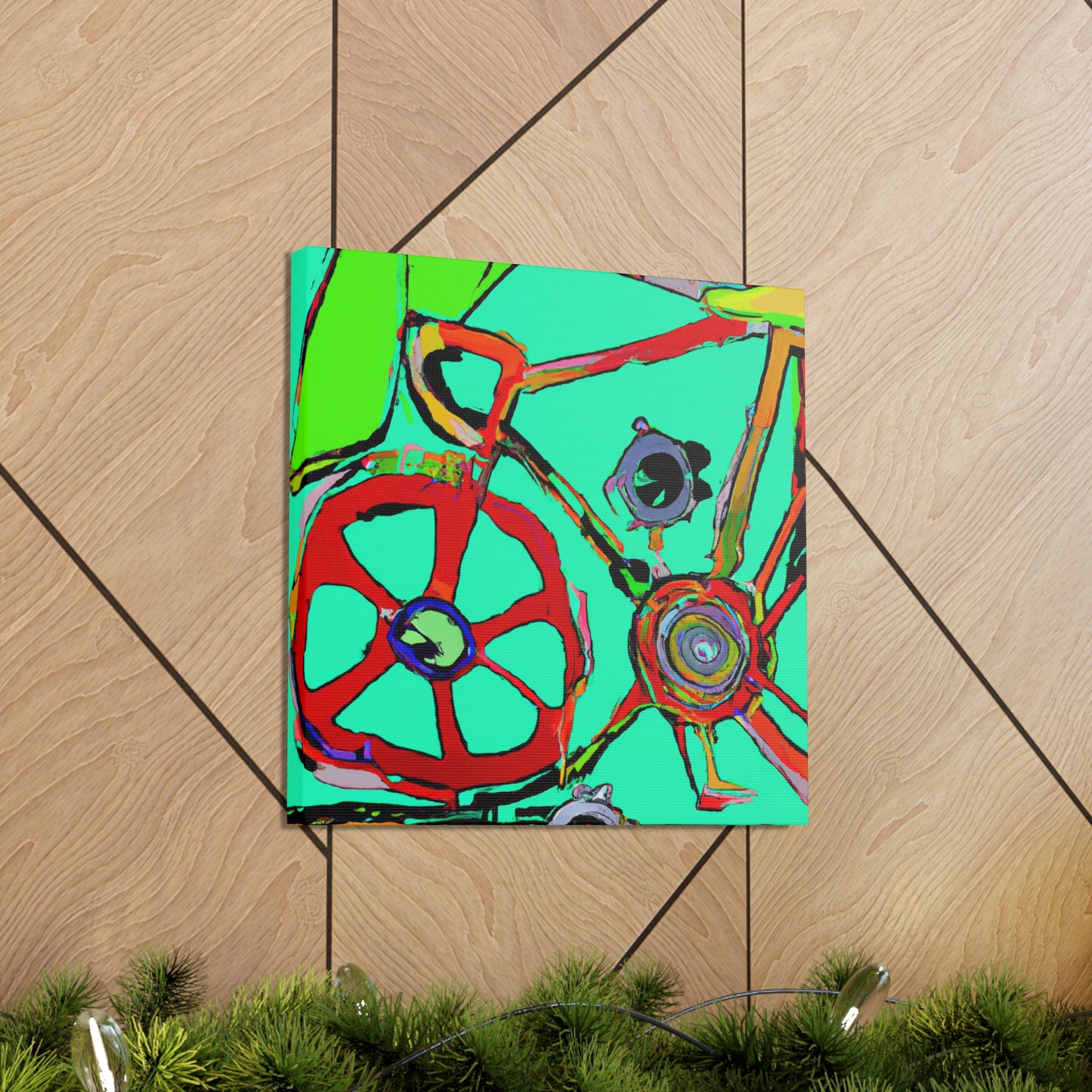 "Bicycle of Movement" - Canvas