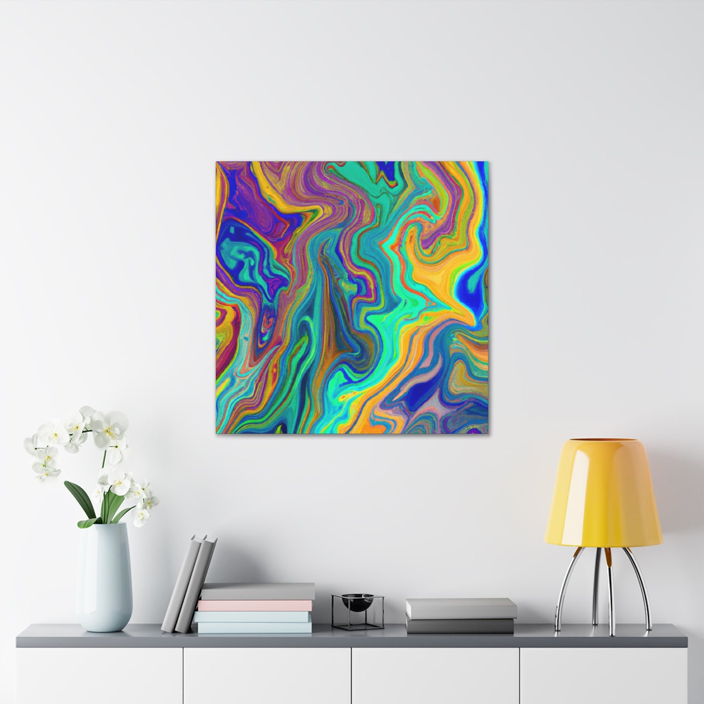 "Vibrant Sky Symphony" - Canvas