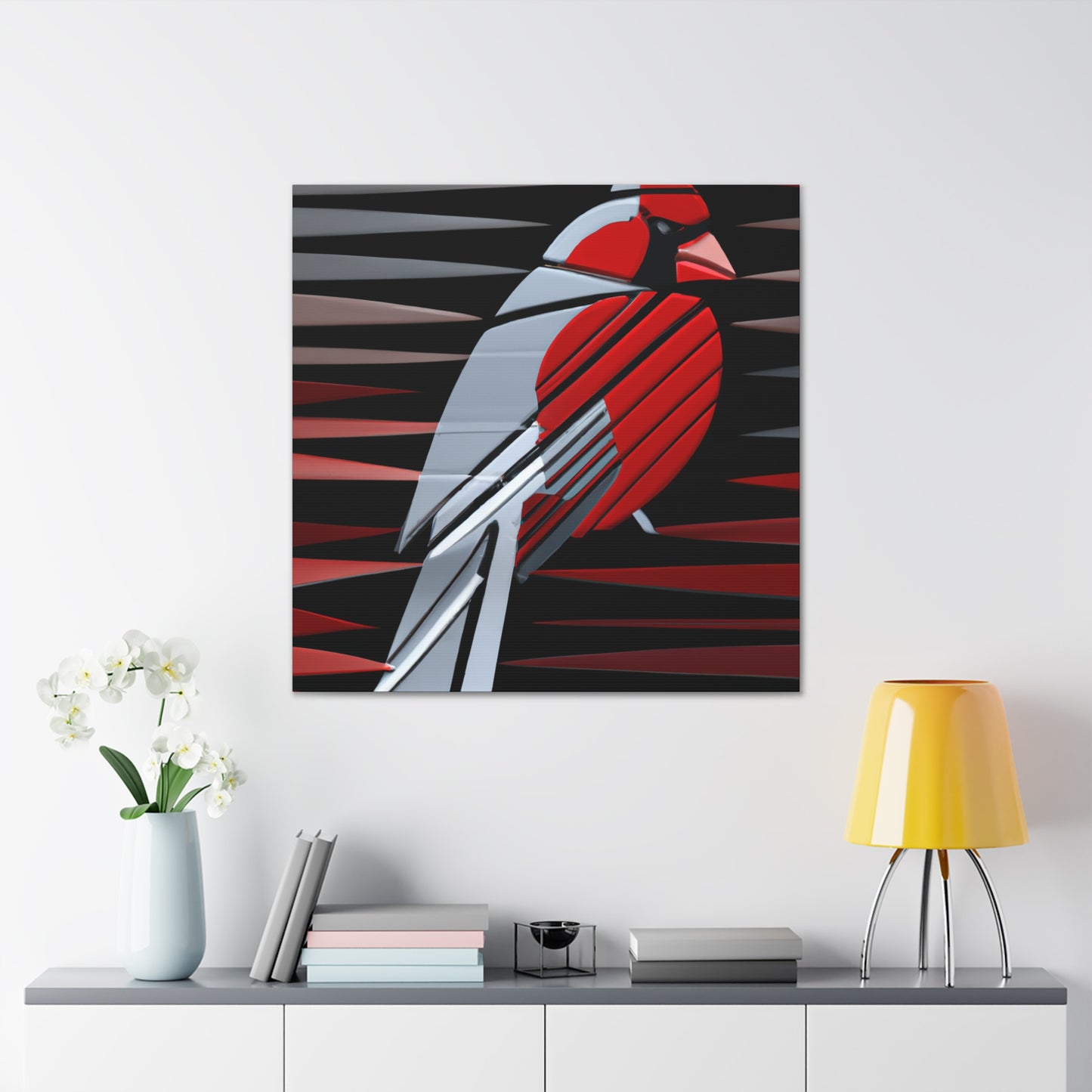 "Northern Cardinal Splendor" - Canvas