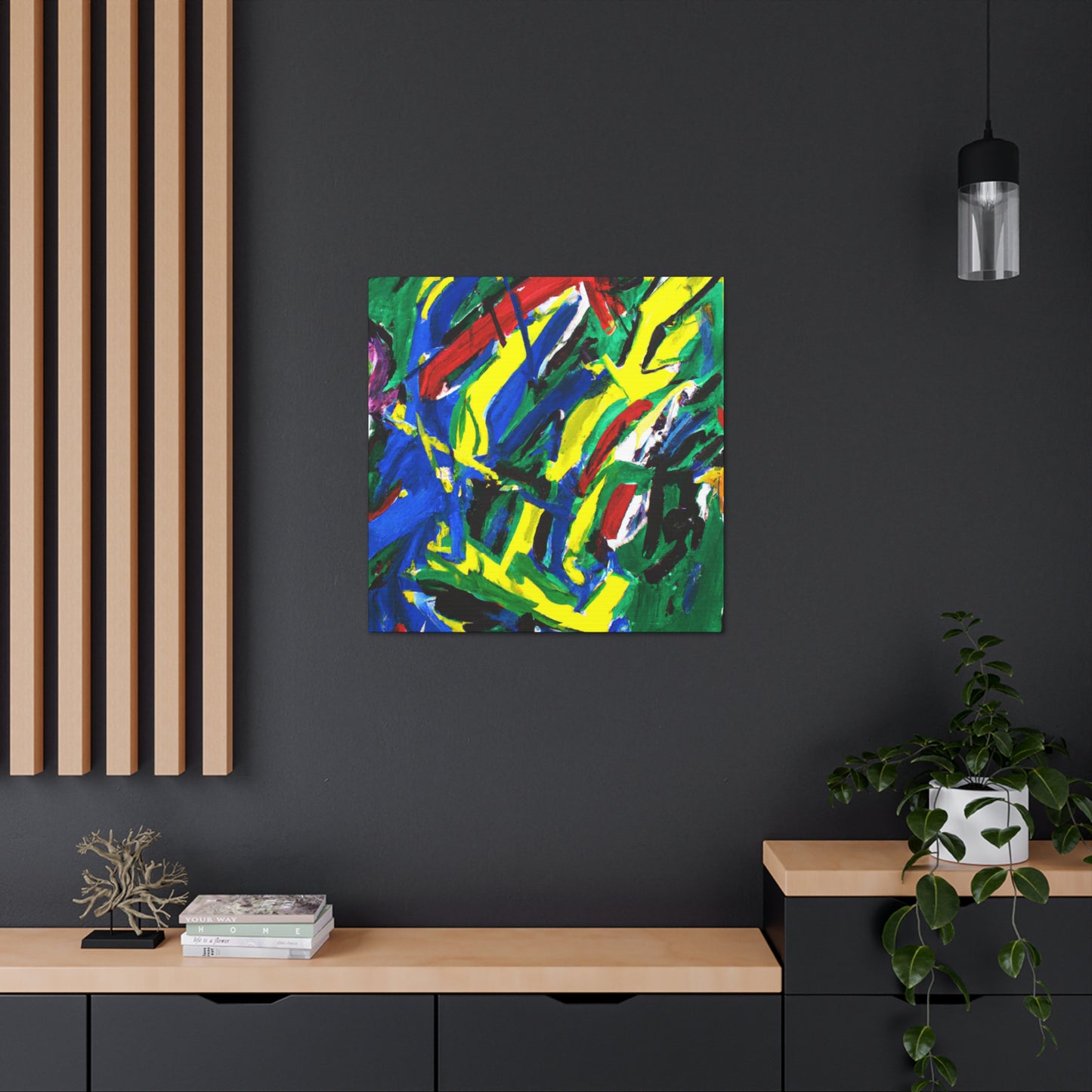 "Turbulent Emotional Swirls" - Canvas