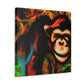 Chimp's Whimsical Adventure - Canvas