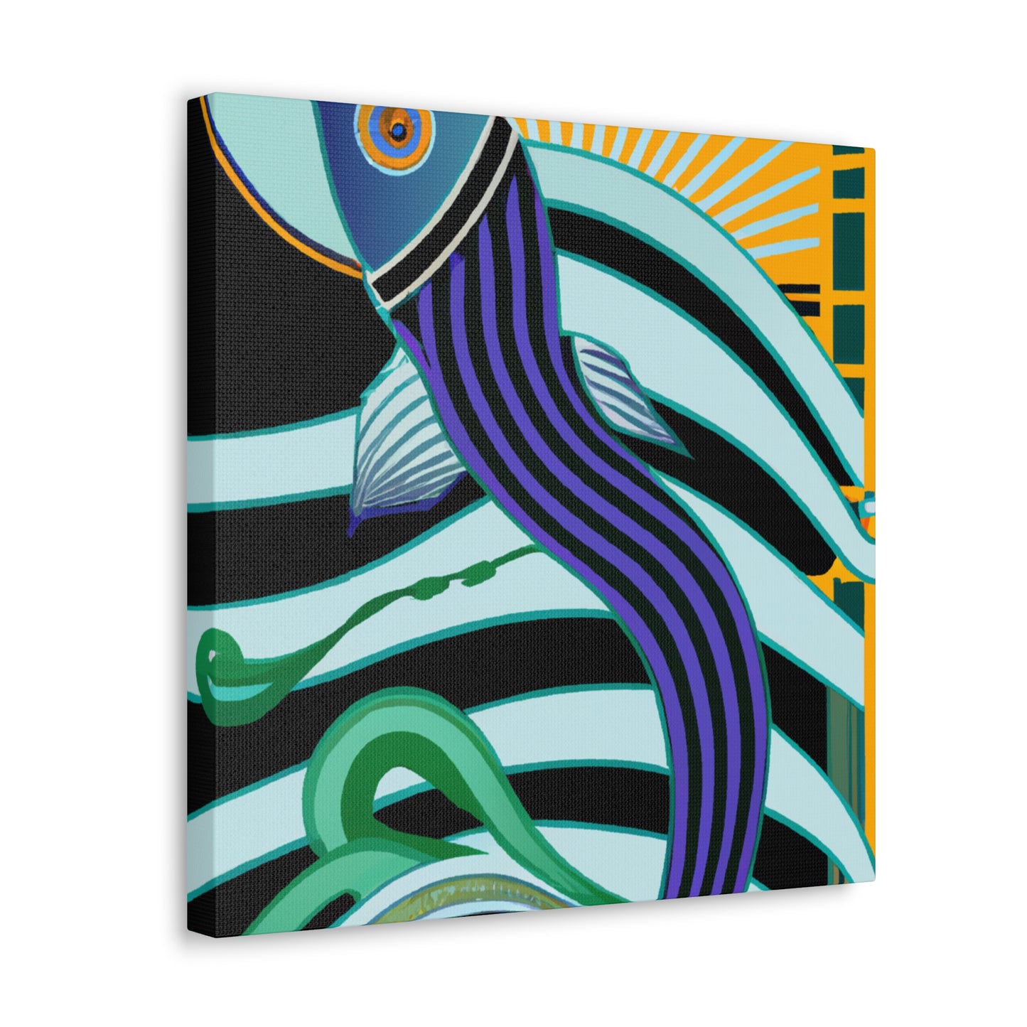 "Electrifying Eel Eccentricity" - Canvas