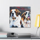 Saint Bernard Blessing - Canvas