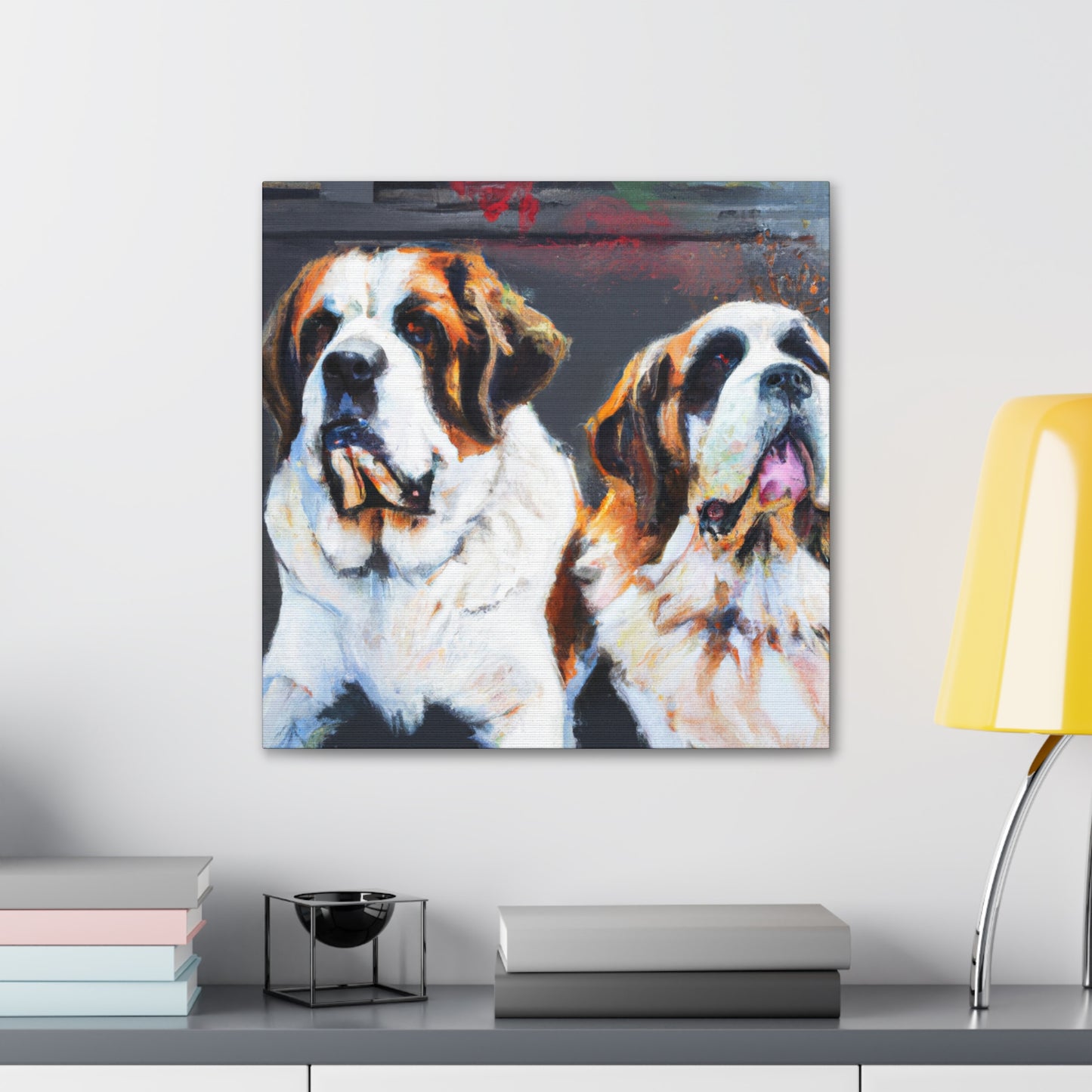 Saint Bernard Blessing - Canvas