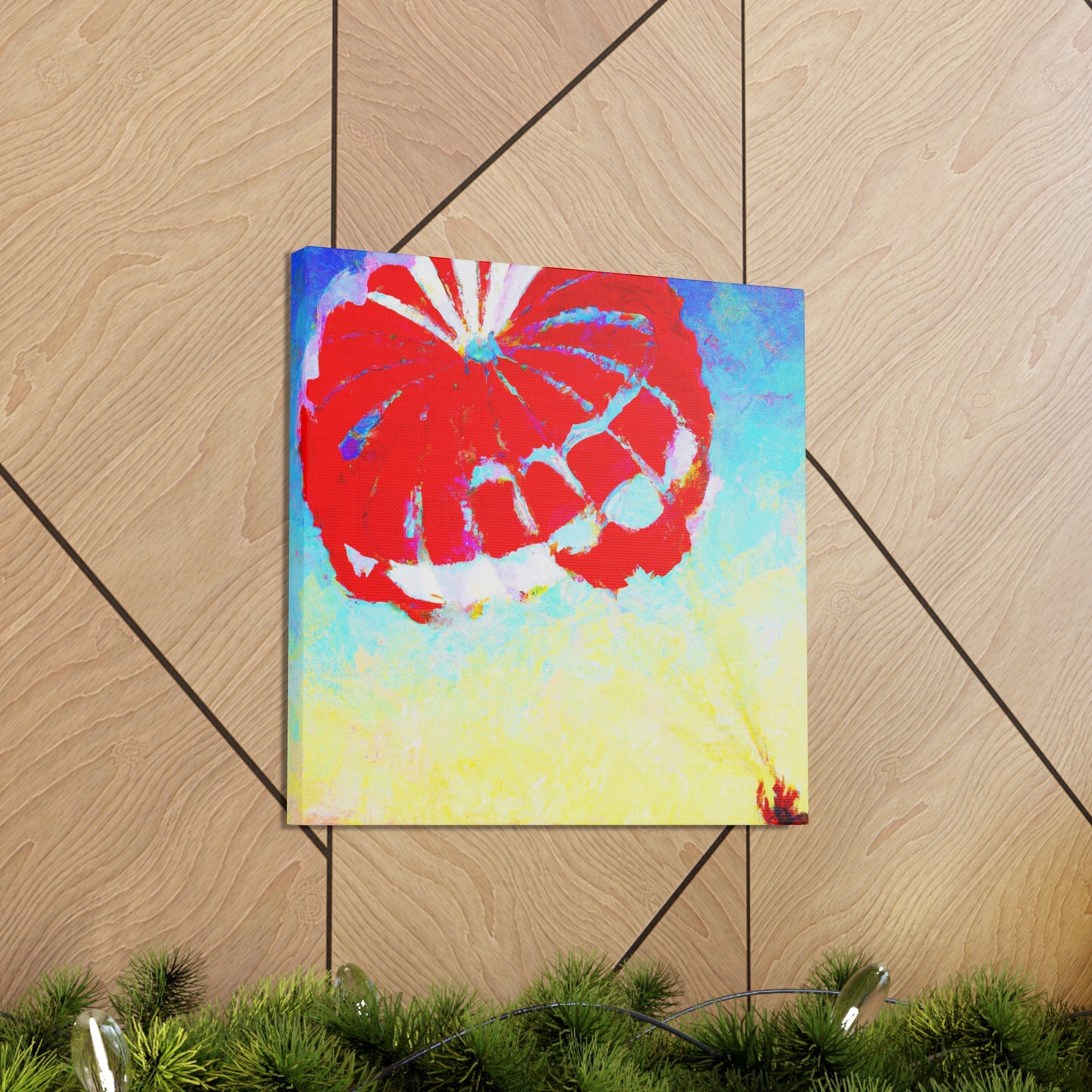 Parasailing In Impressionism - Canvas