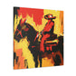 Saddle in Abstract forms - Canvas