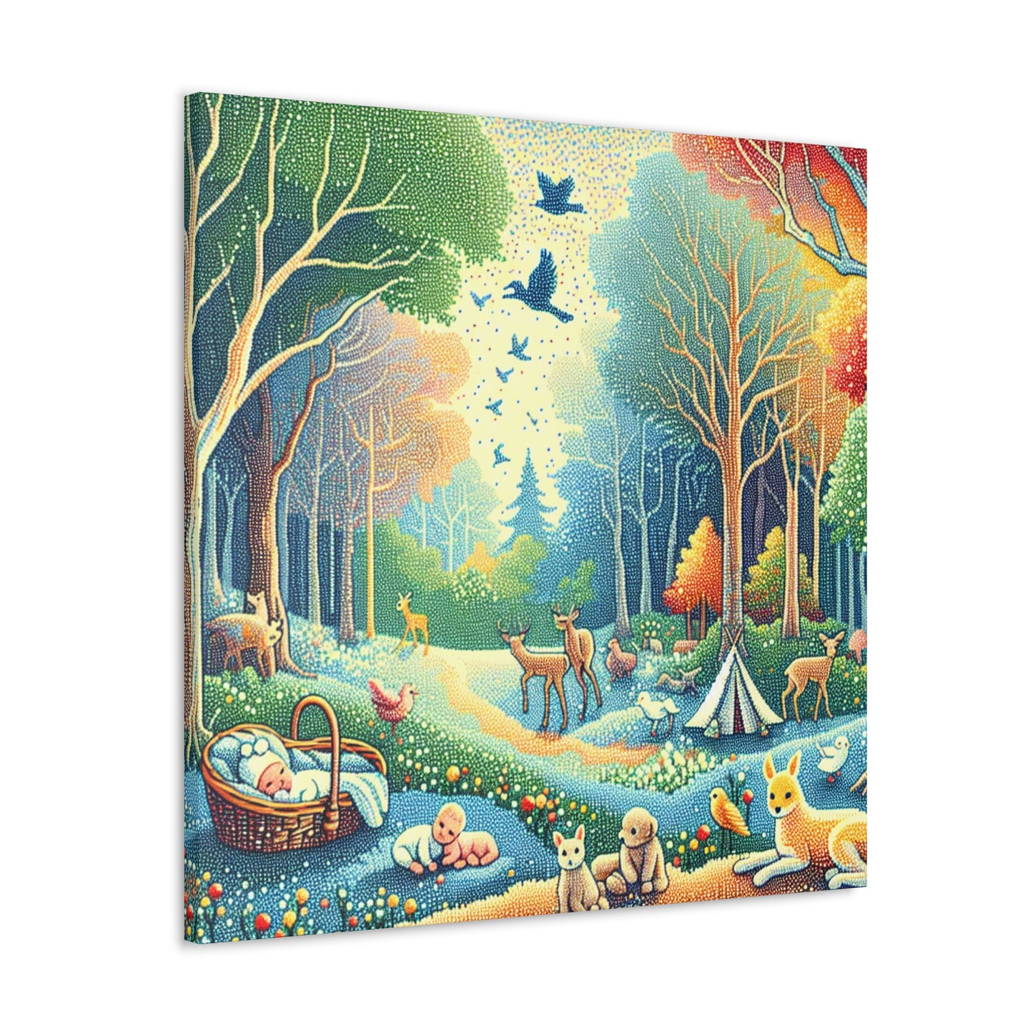 Whispering Woodland Serenity - Canvas