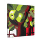 "Apple Tree Reflection: Deco" - Canvas