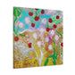 "Cherry Blossom Impressionism" - Canvas