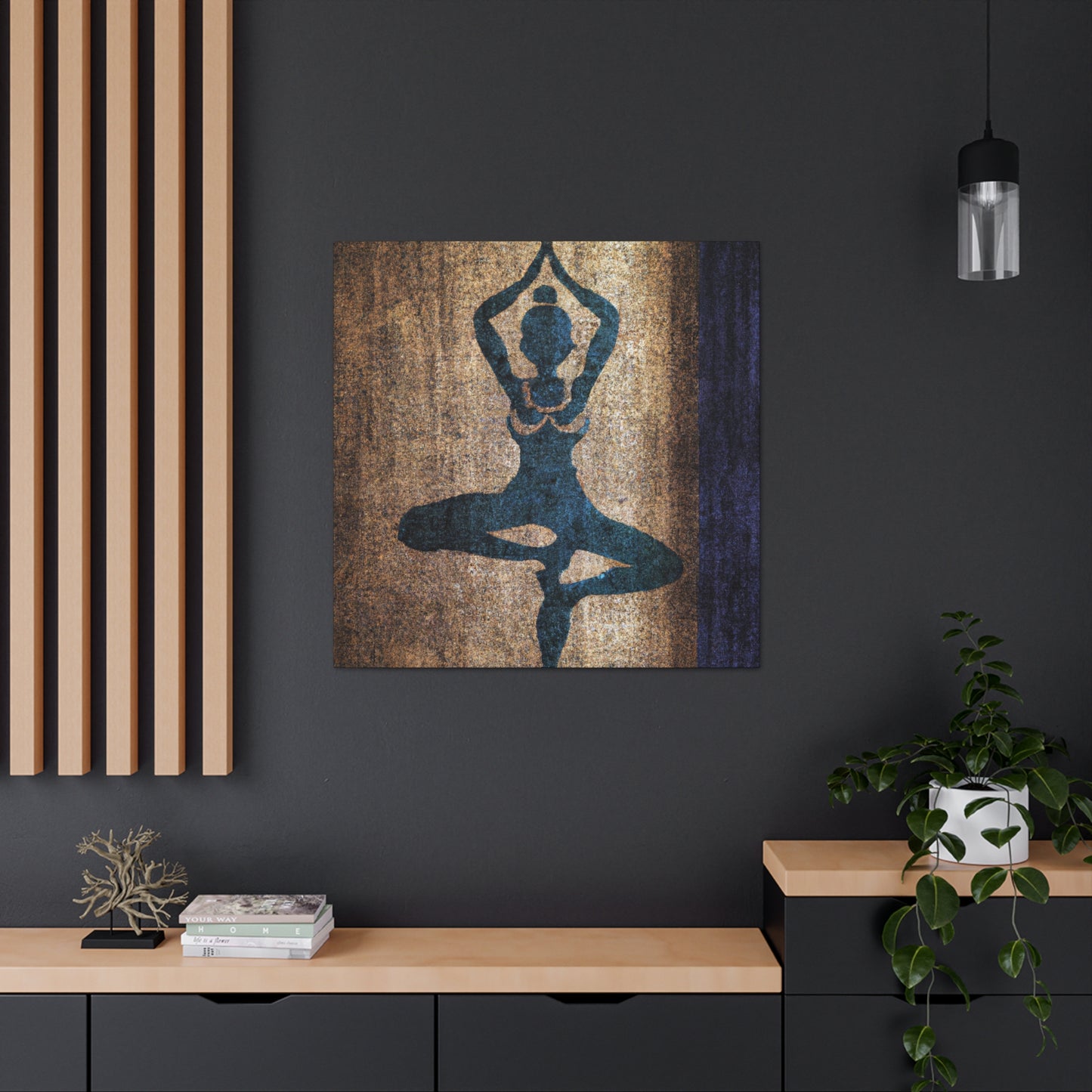 Yoga in Art Deco - Canvas