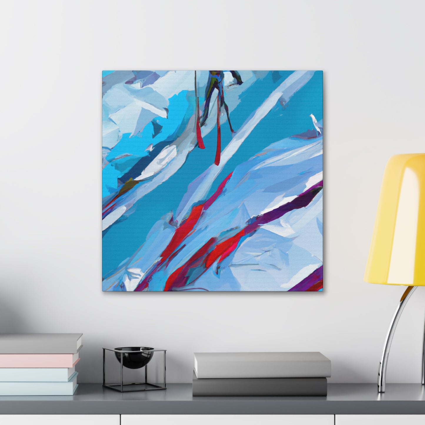 Skiing in Splendor - Canvas