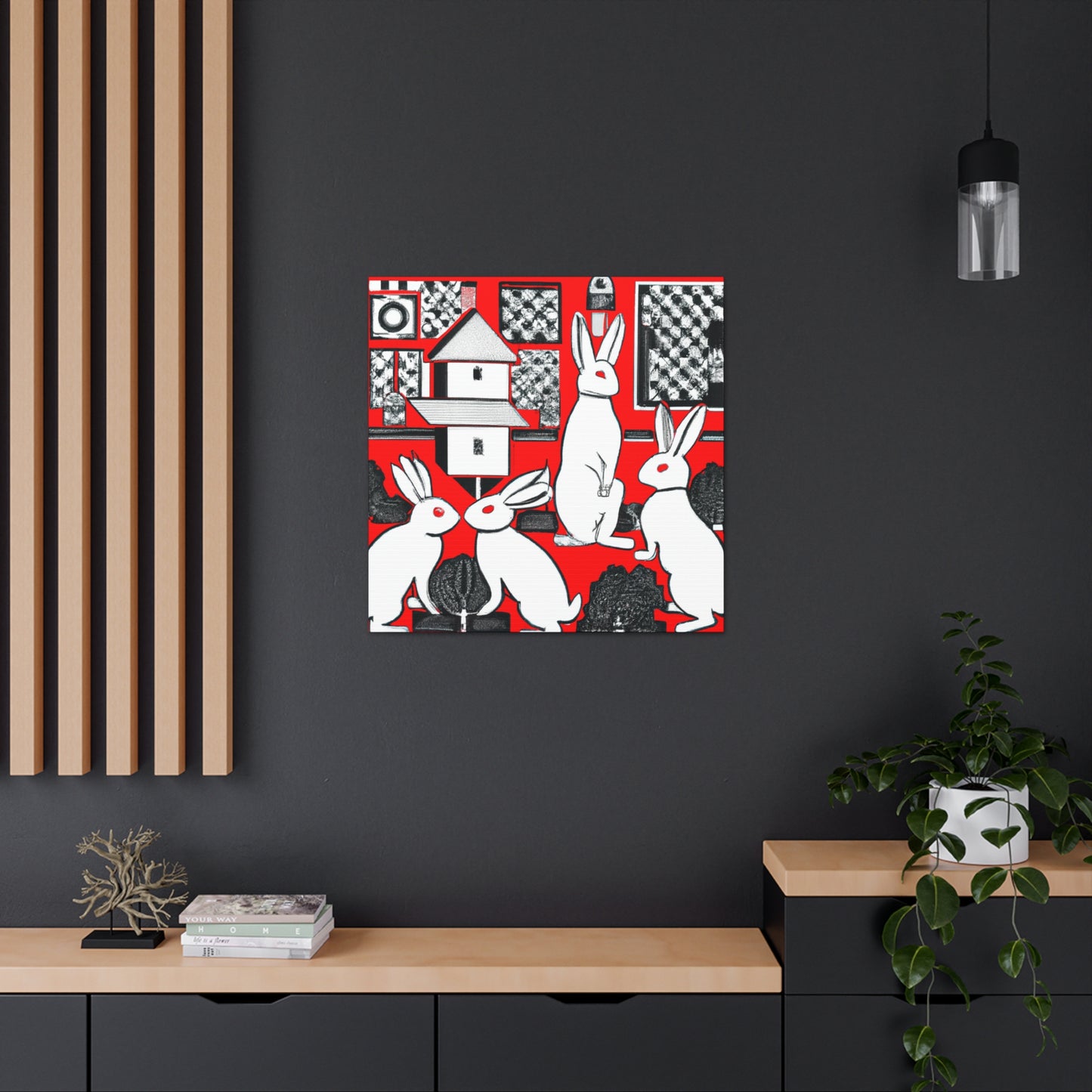 Rabbit in Simplicity - Canvas