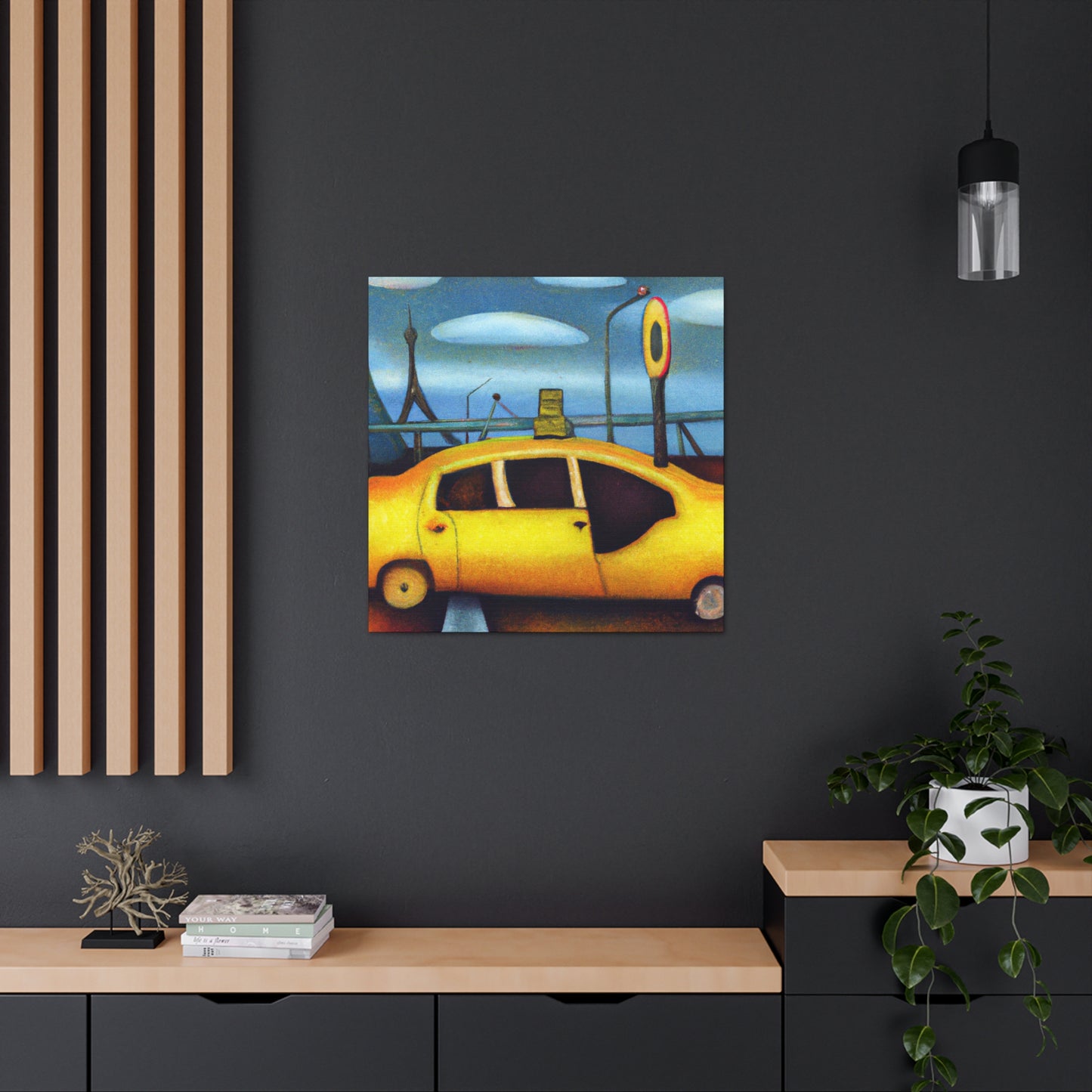 "Taxi of Dreams" - Canvas