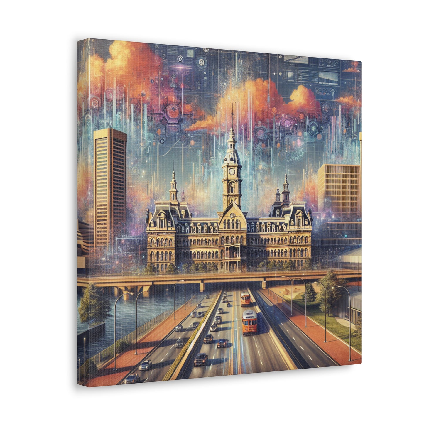 "Baltimore's Baroque Splendor" - Canvas