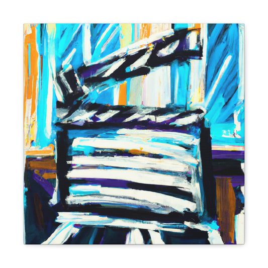 "Clapboard Cinematic Dreaming" - Canvas