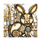 Rabbit in Steamsteel - Canvas