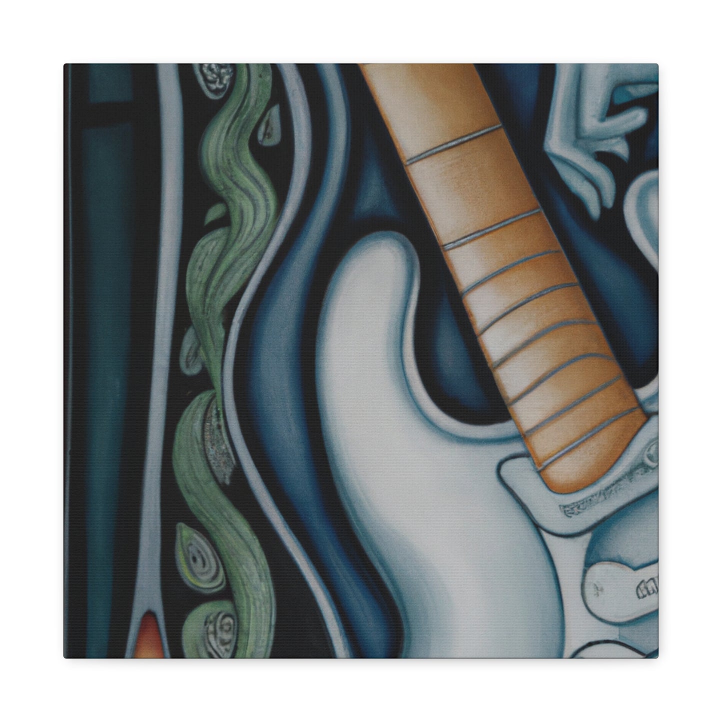 "Fender in Art Nouveau" - Canvas