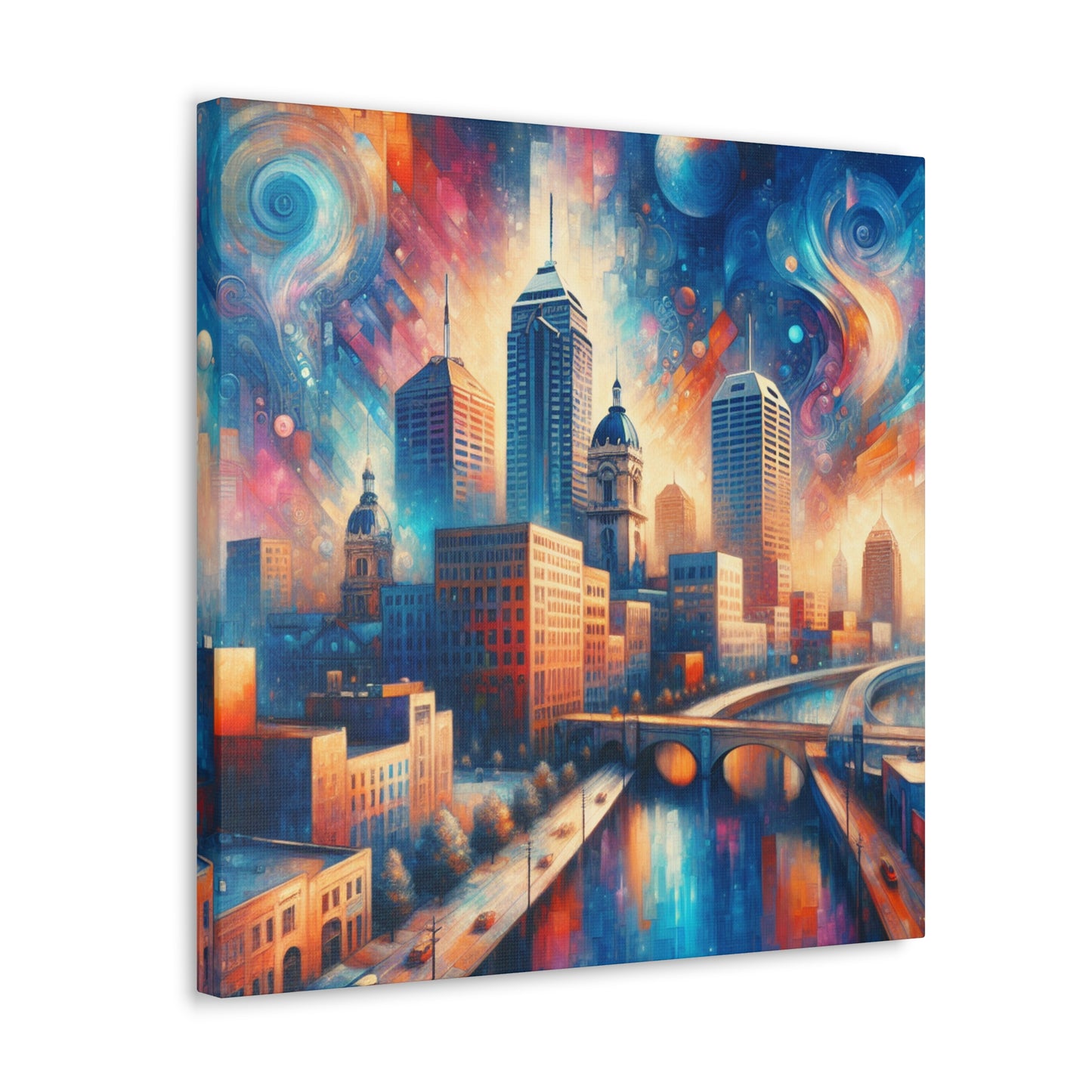 "Urban Impression: Monumental Serenity" - Canvas