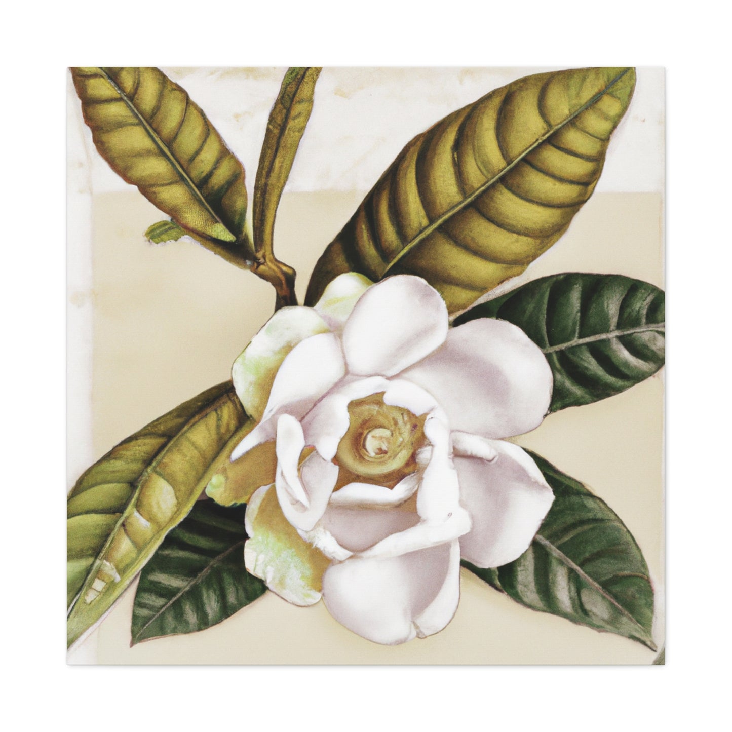 "Gardenia: An Ode" - Canvas