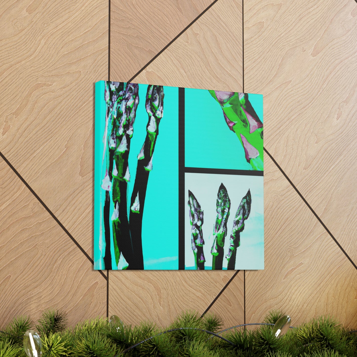 "Asparagus Pop Celebration!" - Canvas