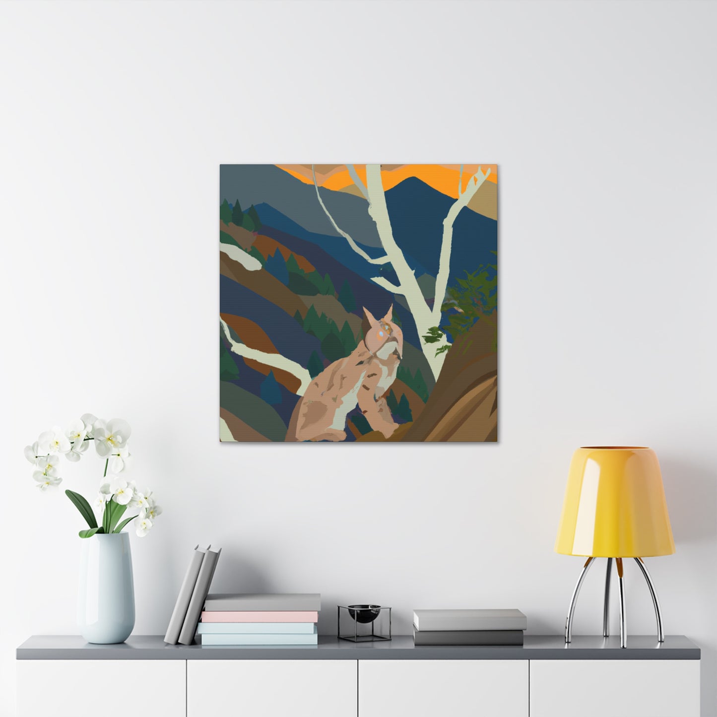 "Bobcat in Nature's Realm" - Canvas