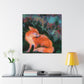 Dhole in Impressionism - Canvas