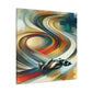 Racing Spirals - Canvas