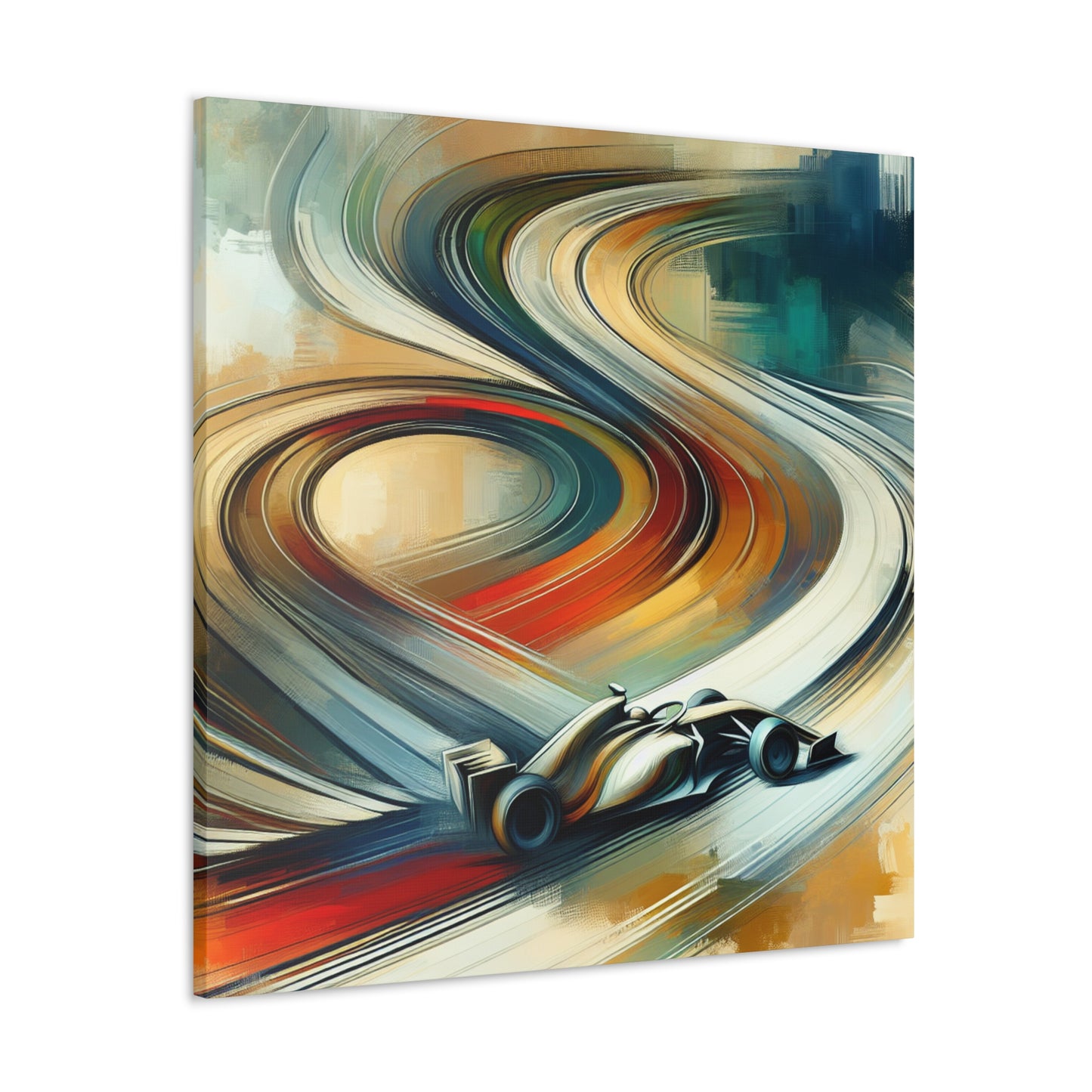 Racing Spirals - Canvas